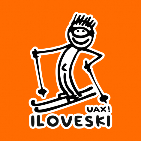 Potisk 1122 - I LOVE SKI