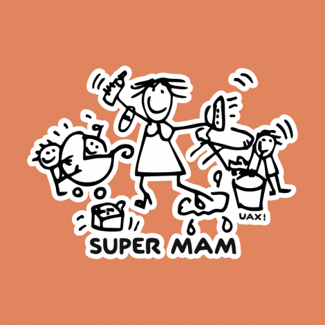Potisk 1126 - SUPER MAM