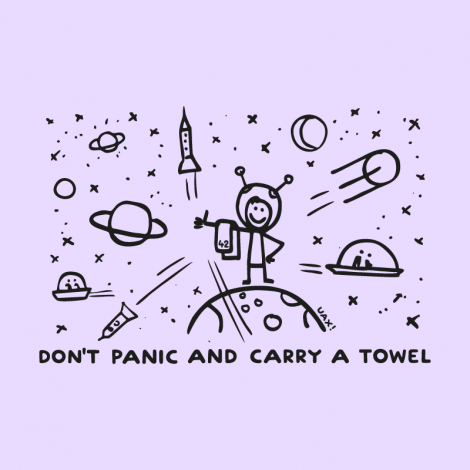 Design 1156 - DON'T PANIC GALAXY