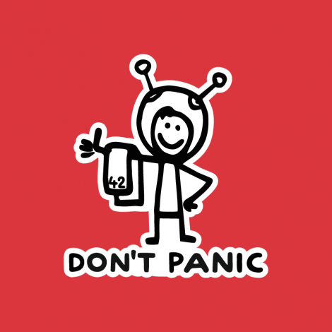 Design 1157 - DON'T PANIC