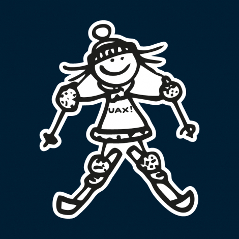 Potisk 1179 - SKIER GIRL