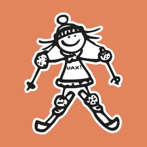 Potisk 1179 - SKIER GIRL