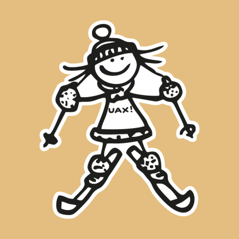 Potisk 1179 - SKIER GIRL