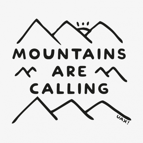 Potisk 1204 - MOUNTAINS ARE CALLING