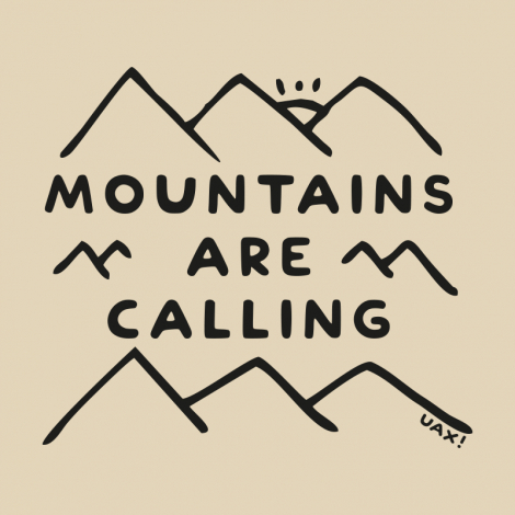 Potisk 1204 - MOUNTAINS ARE CALLING