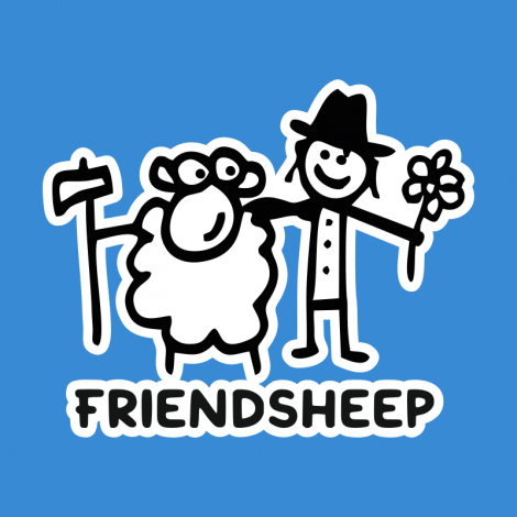 Potisk 1205 - FRIENDSHEEP