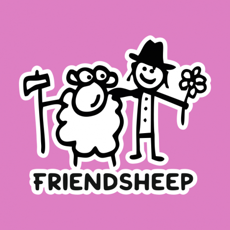 Potisk 1205 - FRIENDSHEEP