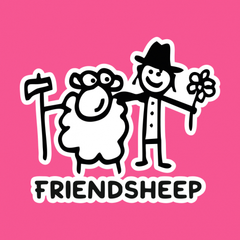 Potisk 1205 - FRIENDSHEEP