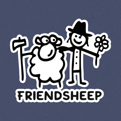 Potisk 1205 - FRIENDSHEEP