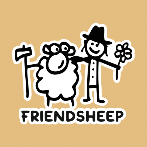 Potisk 1205 - FRIENDSHEEP