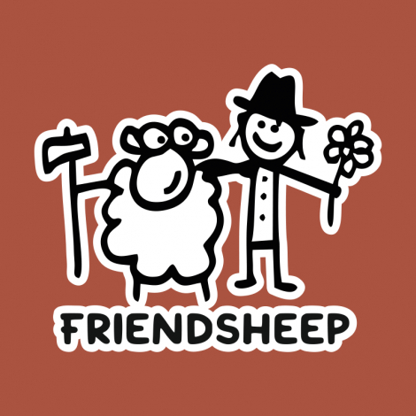 Potisk 1205 - FRIENDSHEEP