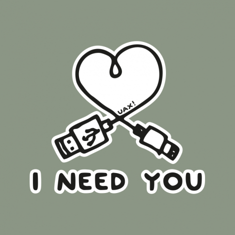 Potisk 1206 - I NEED YOU 2