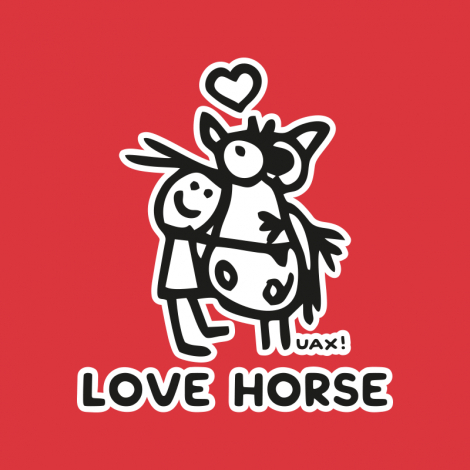 Potisk 1219 - LOVE HORSE