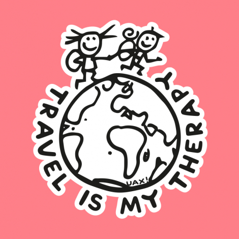 Design 1240 - TRAVEL IS MY THERAPY