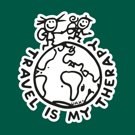 Potisk 1240 - TRAVEL IS MY THERAPY