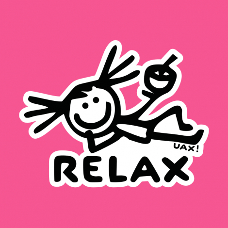 Potisk 1256 - RELAX GIRL