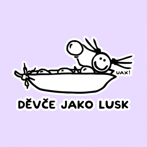 Potisk 1257 - DĚVČE JAKO LUSK