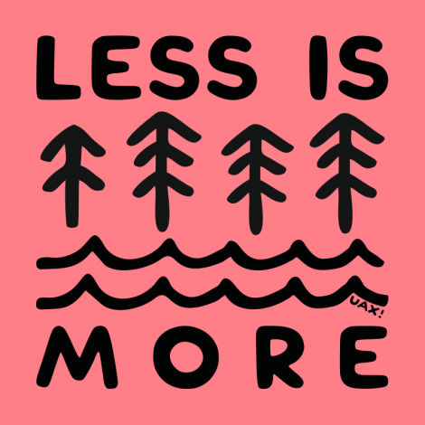 Potisk 1278 - LESS IS MORE