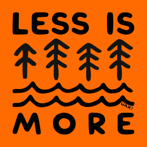 Potisk 1278 - LESS IS MORE