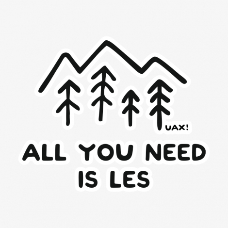 Potisk 1279 - ALL YOU NEED IS LES