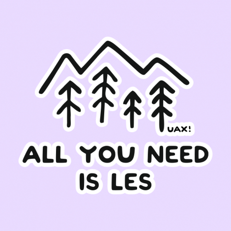 Potisk 1279 - ALL YOU NEED IS LES