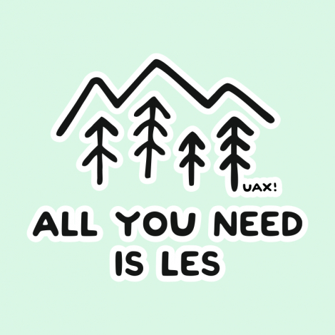 Potisk 1279 - ALL YOU NEED IS LES