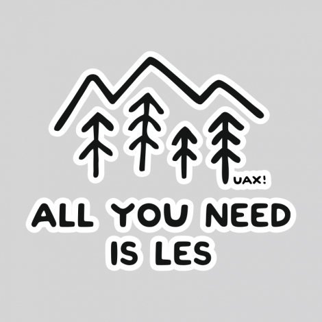 Potisk 1279 - ALL YOU NEED IS LES