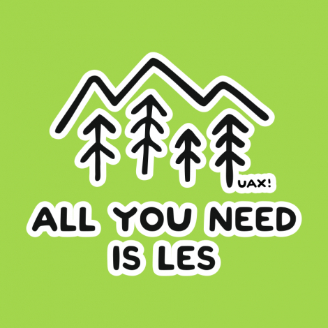 Potisk 1279 - ALL YOU NEED IS LES