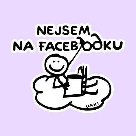 Potisk 1282 - NEJSEM NA FACEBOOKU