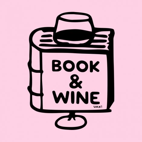 Design 1322 - BOOK AND WINE