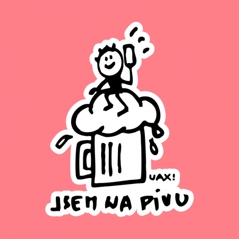 Potisk 1341 - JSEM NA PIVU