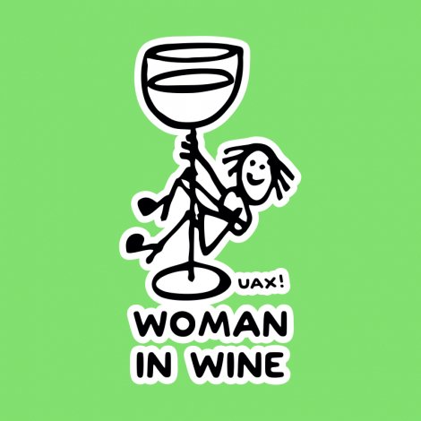 Potisk 1348 - WOMAN IN WINE 3