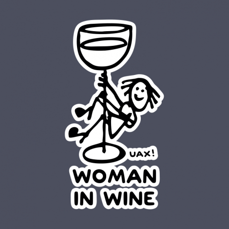 Potisk 1348 - WOMAN IN WINE 3