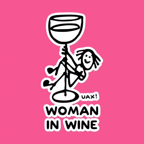 Potisk 1348 - WOMAN IN WINE 3