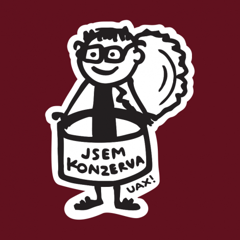 Potisk 1352 - JSEM KONZERVA MEN