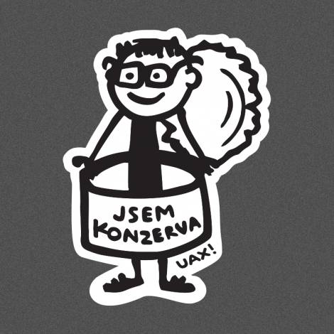 Potisk 1352 - JSEM KONZERVA MEN