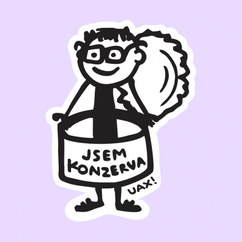 Potisk 1352 - JSEM KONZERVA MEN