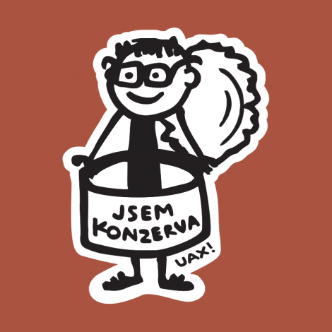 Potisk 1352 - JSEM KONZERVA MEN