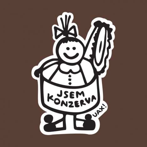 Potisk 1353 - JSEM KONZERVA WOMEN