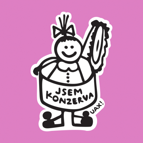 Potisk 1353 - JSEM KONZERVA WOMEN