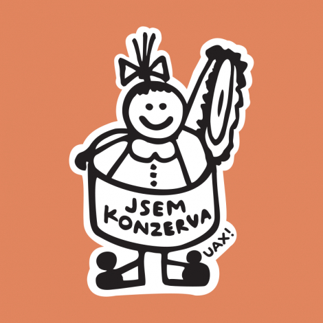 Potisk 1353 - JSEM KONZERVA WOMEN