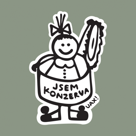 Potisk 1353 - JSEM KONZERVA WOMEN