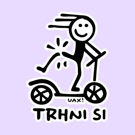 Potisk 1357 - TRHNI SI NOHOU