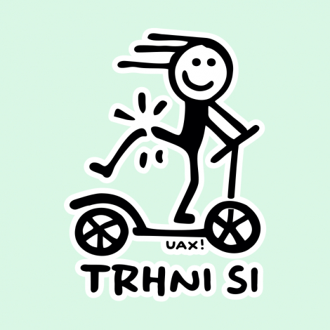 Potisk 1357 - TRHNI SI NOHOU