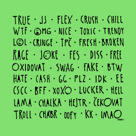 Potisk 1372 - DĚTSKÝ SLANG