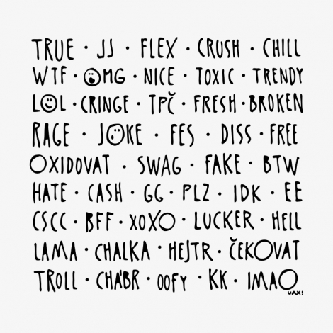 Potisk 1372 - DĚTSKÝ SLANG