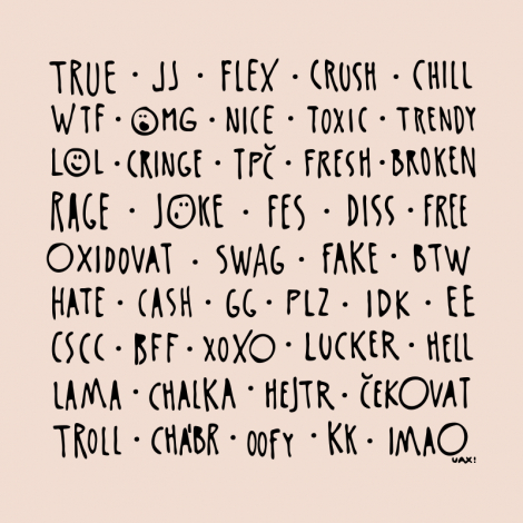 Potisk 1372 - DĚTSKÝ SLANG