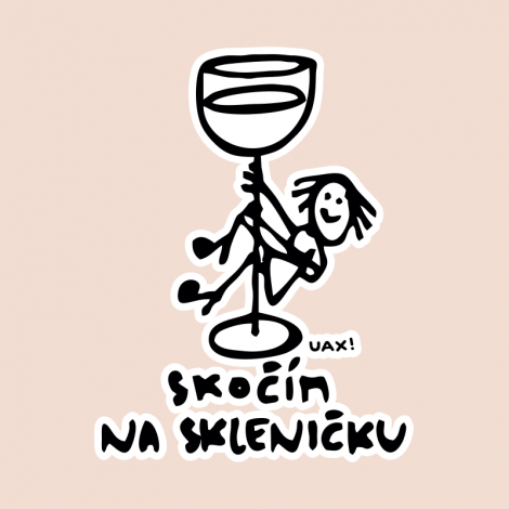 Design 1384 - SKOČÍM NA SKLENIČKU