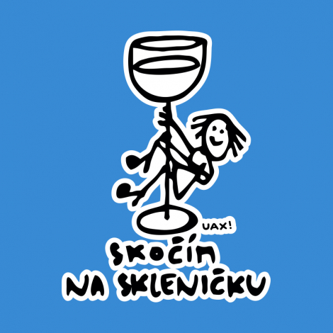 Potisk 1384 - SKOČÍM NA SKLENIČKU