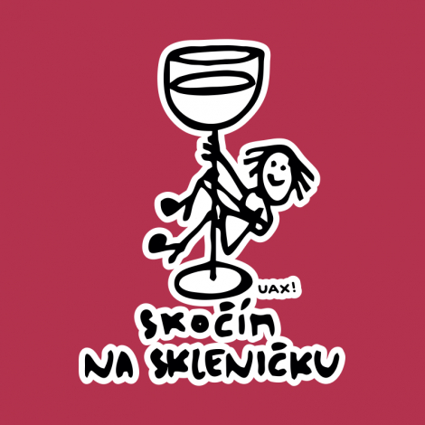 Potisk 1384 - SKOČÍM NA SKLENIČKU